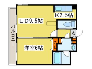 レインボータウン２４の物件間取画像